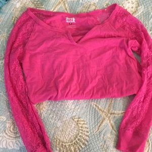 Pink Lace Top